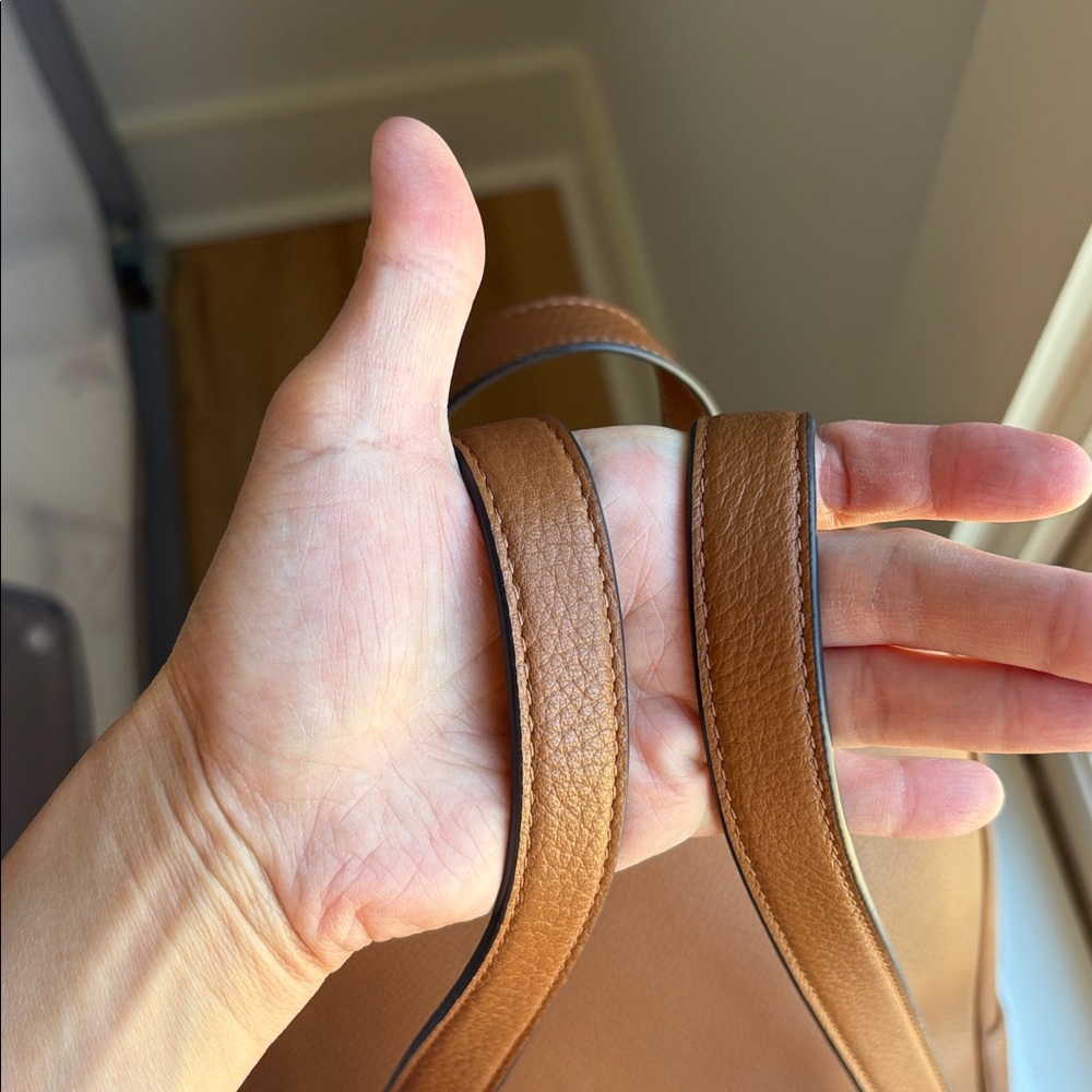 kate spade New York Brown Pebbled Leather Backpack - Picture 10 of 11